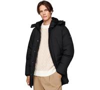 Tommy Hilfiger Doudoune Homme Rockie Utility Parka avec Patte de Boutonnage, Noir (Black), XL