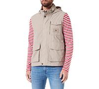 Tommy Hilfiger Doudoune Sans Manches Homme Sail Vest Veste Sans Manches, Beige (Stone), S