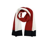 Tommy Hilfiger Écharpe rayée pour homme, Drapeau blanc, taille unique