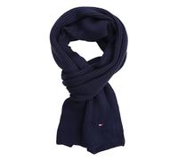 Tommy Hilfiger Écharpe tricotée en coton cachemire Bleu sidéral