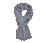 Tommy Hilfiger Écharpe tricotée en coton, cachemire, gris moyen