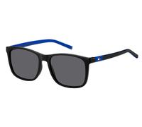Tommy Hilfiger Enfant Tommy Hilfiger TH 2120/S 807/IR Lunettes de soleil Bio polyamide Noir Gris Carré Normale