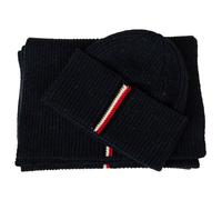 TOMMY HILFIGER ensemble bonnet + écharpe pour homme en laine mélangée coffret ca