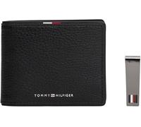 Tommy Hilfiger Ensemble Cadeau Mini Portefeuille et Pince à Billets pour Homme, Noir (Noir), Taille Unique