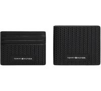 Tommy Hilfiger Ensemble Cadeau Mini Portefeuille et Porte-Cartes pour Homme, Noir (Noir), Taille Unique