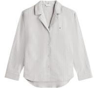Tommy Hilfiger Ensemble Pyjama Femme Stripe Long, Gris (Thin Stripe Light Grey), S