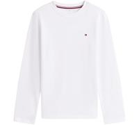 Tommy Hilfiger Ensemble Pyjama Garçon Cuffed Print Manches Longues, Multicolore (White/des Sky Flag AOP), 6-7 Ans