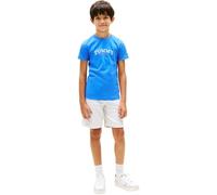 Tommy Hilfiger Ensemble t-shirt et short monotype pour garçon KB0KB10290 - Bleu (Empire Blue), 12 ans