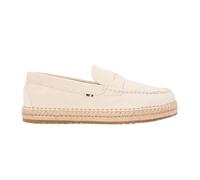 Tommy Hilfiger - Espadrilles en daim à semelle flexible - Homme - Chaussures - Beige - Taille: 41 EU