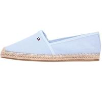 Tommy Hilfiger Espadrilles en Toile pour Femme Drapeau Fw0Fw08541 Espadrilles Bleu (Breezy Blue), 3.5