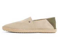 Tommy Hilfiger Espadrilles Homme Core Textile avec Logo, Beige (Beige), 43
