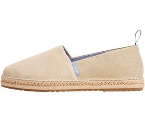 Tommy Hilfiger Espadrilles Homme Flex Mix en Daim, Beige (Sandalwood), 43