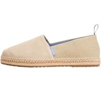 Tommy Hilfiger Espadrilles Homme Flex Mix en Daim, Beige (Sandalwood), 45