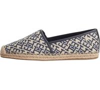 Tommy Hilfiger Espadrilles Jacquard Th Monogram FW0FW09501 pour Femme, Bleu, 3,5