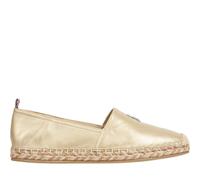 Tommy Hilfiger - Espadrilles Plates Dorées - Femme - Chaussures - Jaune - Taille: 36 EU
