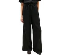 Tommy Hilfiger Ess Linen Pull on Pants Ww0ww48970 Autres Pantalons, Black (Black), M Femme
