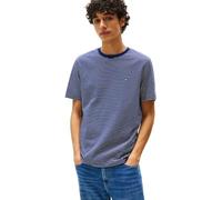 Tommy Hilfiger Ess Seasonal Reg Fit Solid Tee Mw0mw39995 T-Shirt S/S, Blue (Preppy Navy/Ivory Petal), XL Homme