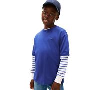 Tommy Hilfiger Essential Archive Fit Tee SS Kb0kb09646 Autres Chemisiers, Bleu (Majesty Blue), 7 Ans pour Enfants, Bleu (Majesty Blue), 7 Ans