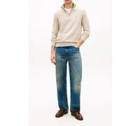 Tommy Hilfiger Essential Cotton Half Zip Sandalwood Heather Taille: XXL | Pulls Outlet | Homme | Marron