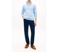 Tommy Hilfiger Essential Cotton Half Zip Vessel Blue Heather Taille: L | Pulls Outlet | Homme | Bleu