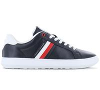 Tommy Hilfiger Baskets Cuvette Homme Essential Leather Cupsole en Cuir, Bleu (Desert Sky), 41