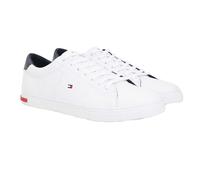Tommy Hilfiger Essential Leather Detail Vulcanized Trainers Blanc EU 42 Homme