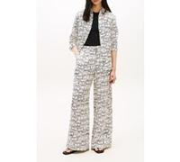 Tommy Hilfiger Essential Linen Pull On Pants Small Flag Feathers Calico Taille: XS | Évasés pantalons Outlet | Femme | Blanche