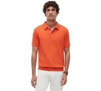 Tommy Hilfiger Essential Polo tricoté en Coton pour Homme Mw0Mw37396, Orange, L