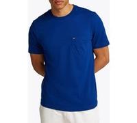 Tommy Hilfiger Essential Solid Pock Wedge Blue Taille: M | T-shirts basiques Outlet | Homme | Bleu