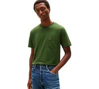 Tommy Hilfiger Essential Solid Pocket Tee MW0MW37283 S/S T-Shirt, Vert, XXL, Vert (pin de Montagne), XXL