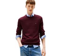 Tommy Hilfiger Essential Ssnl Cotton Crew Neck Mw0mw39999 Pull-Over Homme, Red (Deep Burgundy), L
