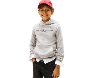 Tommy Hilfiger Essential Sweat à capuche enfant unisexe gris - Taille 16