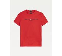 Tommy Hilfiger T-Shirt Manches Courtes Enfant Unisexe Essential Tee Col Ras-du-Cou, Rouge (Deep Crimson), 16 Ans