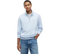 Tommy Hilfiger Essential Terry New 1/4 Zip Mw0mw43115 Sweat-Shirt Semi-zippé, Blue (Breezy Blue), L Homme