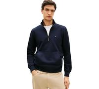Tommy Hilfiger Essential Terry New 1/4 Zip Mw0mw43115 Sweat-Shirt Semi-zippé, Blue (Desert Sky), XL Homme