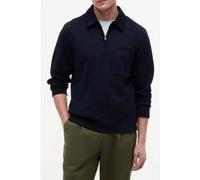 Tommy Hilfiger Essential Terry Pocket 1/4 Zip Mw0mw43213 Sweat-Shirt Semi-zippé, Blue (Desert Sky), XL Homme
