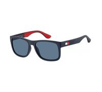 TOMMY HILFIGER EYEWEAR Lunettes de soleil pour hommes TH 1556/S 8RU T56 KU SOL 140 BLUE RED