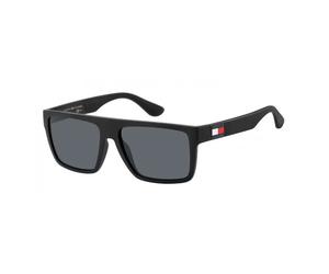 TOMMY HILFIGER EYEWEAR Lunettes de soleil pour hommes TH 1605/S 003 T56 IR SOL 140 MATT BLACK