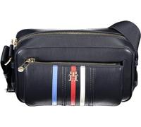 Tommy Hilfiger Sac à Bandoulière Femme Iconic Camera Bag en Simili Cuir, Bleu (Space Blue), Taille Unique