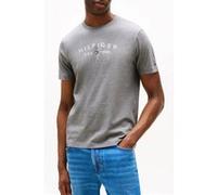 Tommy Hilfiger Fathers Day Tee Normal Fit T-shirt Grey Heather Taille: L | T-shirts avec imprimés Outlet | Homme | Gris