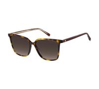 Tommy Hilfiger, Femme, Accessoires, Brun, Taille: 55 MM TH 2292/S Lunettes de soleil