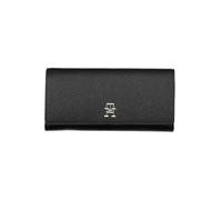 Tommy Hilfiger TH EMBLEM LRG FLAP WALLET AW0AW14651 Femme, Black, Taille unique