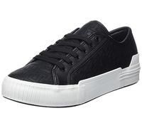 Tommy Hilfiger Femme Baskets Vulcanisées Quilted Mono Chaussures, Noir (Black), 39 EU