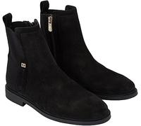 Tommy Hilfiger Femme Bottes Low Boot Essentials Daim, Noir (Black), 36 EU