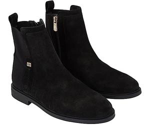 Tommy Hilfiger Femme Bottes Low Boot Essentials Daim, Noir (Black), 36 EU