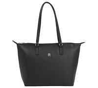 Tommy Hilfiger Femme Cabas Sac Poppy Plus avec Fermeture Éclair, Multicolore (Black), Taille Unique