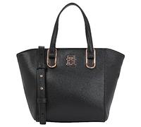 Tommy Hilfiger Femme Cabas Sac Timeless Med Moyen, Multicolore (Black), Taille Unique