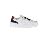 Tommy Hilfiger, Femme, Chaussures, Blanc, Taille: 37 EU Chaussure de sport élégante en cuir blanc