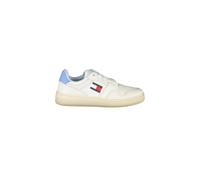 Tommy Hilfiger, Femme, Chaussures, Blanc, Taille: 38 EU Baskets Minimalistes en Polyester