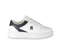Tommy Hilfiger, Femme, Chaussures, Blanc, Taille: 39 EU Baskets en polyester blanc